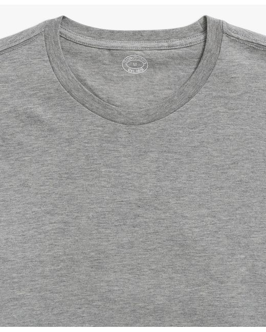 Brooks Brothers Grau Melierte Rundhals-t-shirts Aus Supima-baumwolle Im 3er-pack in Gray für Herren