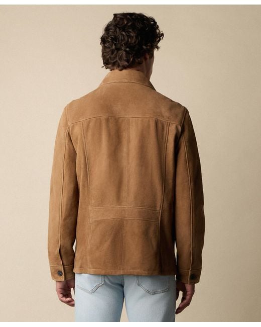 Surchemise En Daim Brooks Brothers pour homme en coloris Brown