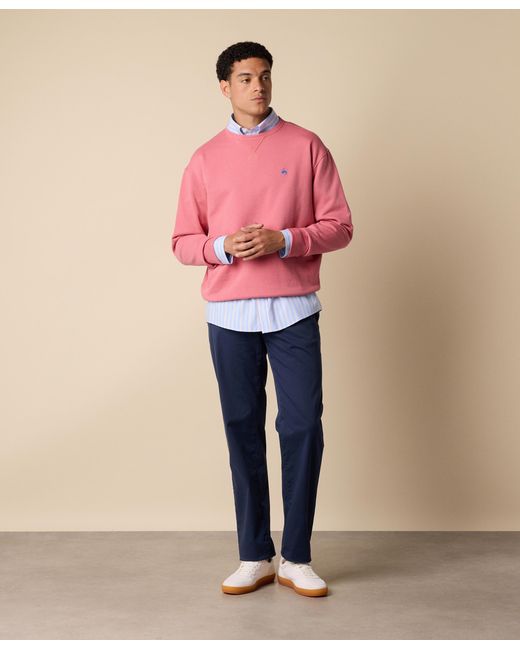 Brooks Brothers Pink Cotton Sweatshirt With Embroidered Logo for men