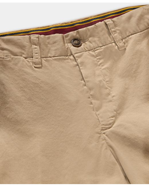 Bermuda De Gabardina De Algodón Elástico Brooks Brothers de hombre de color Natural