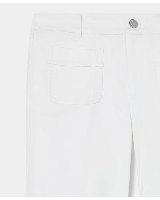 Brooks Brothers Natural Patch Pocket Flare Denim Pant