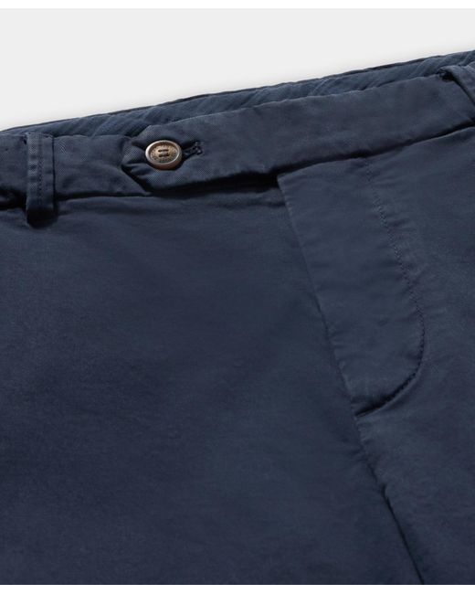 Regular Fit Soft Twill Kirman Chino di Brooks Brothers in Blue da Uomo