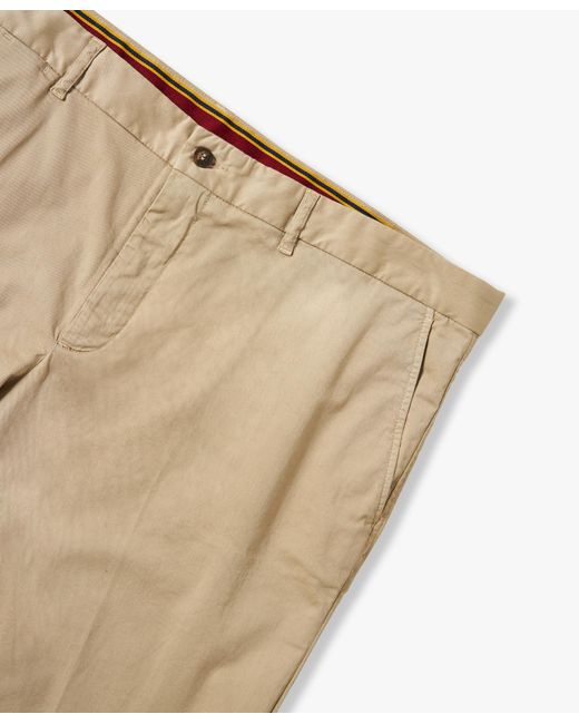 Brooks Brothers Beigefarbene Chino-shorts Aus Baumwolle in Natural für Herren