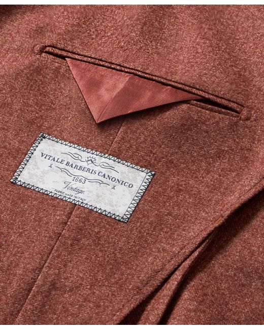 Brooks Brothers Red Melange Wool Blend Blazer for men