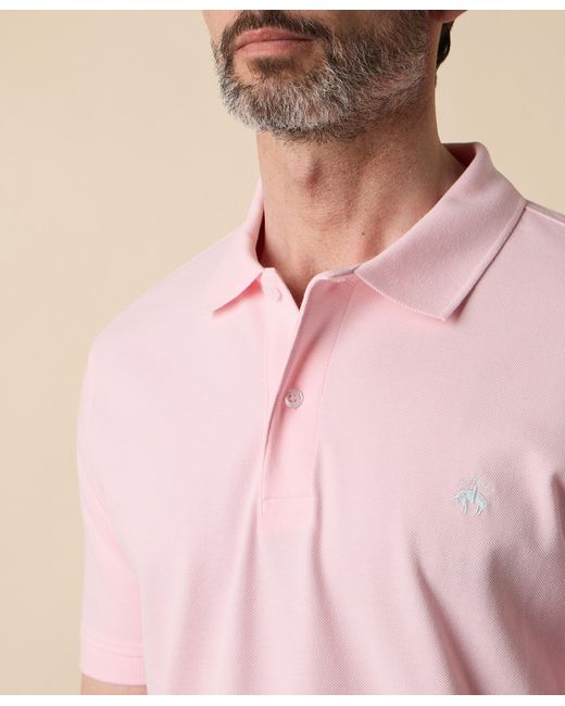Brooks Brothers Pink Cotton Piqué Polo for men