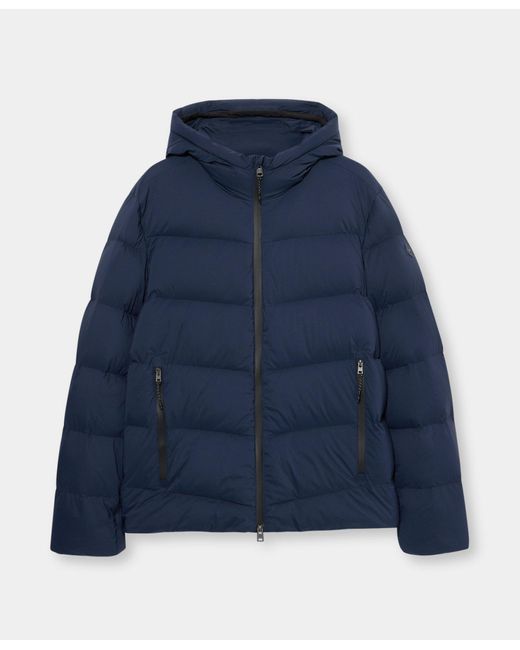 Hooded Down Jacket di Brooks Brothers in Blue da Uomo