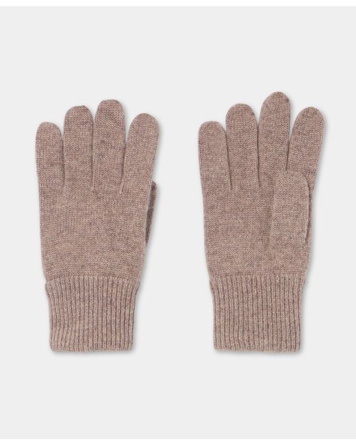 Brooks Brothers White Cashmere Gloves for men