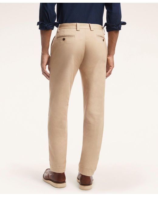 Brooks Brothers Clark Straight-fit Stretch Flannel Lined Chino