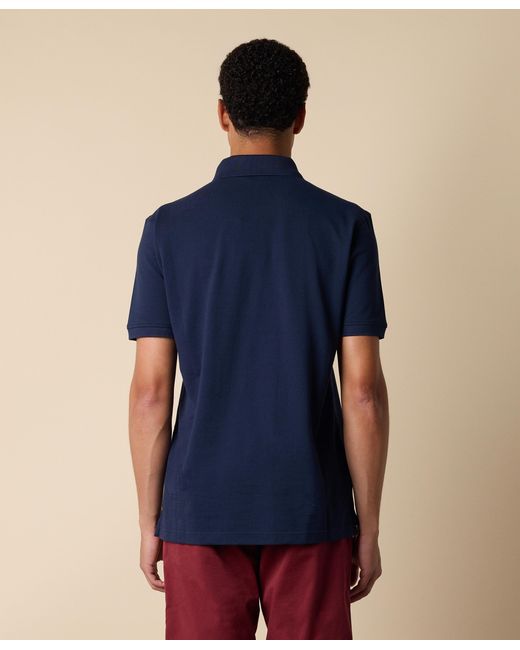 Brooks Brothers Blue Cotton Piqué Polo for men