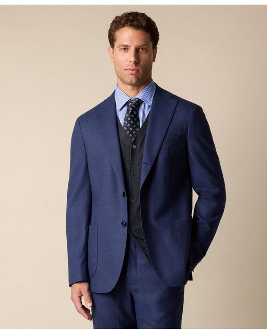 Brooks Brothers Blue Wool Travel Suit for men