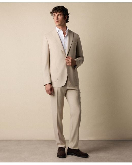 Brooks Brothers White Thomas Mason Regular Fit Shirt With English Spread Collar for men