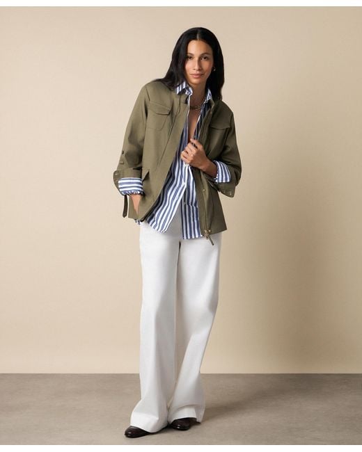 Brooks Brothers Green Safari Jacket
