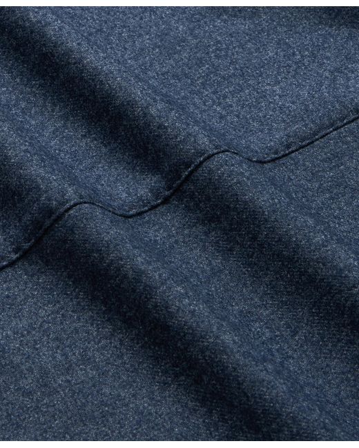 Brooks Brothers Blue Melange Wool Blend Blazer for men