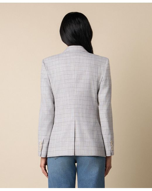 Brooks Brothers Gray Glen Plaid Cotton Blazer