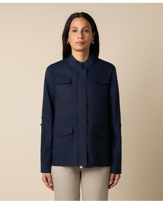 Brooks Brothers Blue Safari Jacket
