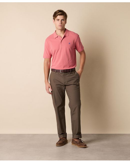 Brooks Brothers Pink Cotton Piqué Polo for men