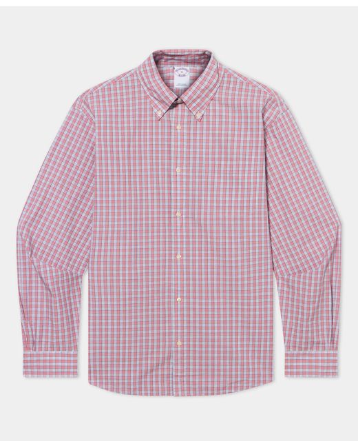 Brooks Brothers Pink Spt Ml Fdy Ls Poplin for men