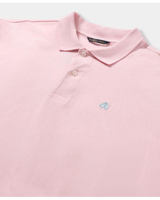 Brooks Brothers Pink Cotton Piqué Polo for men