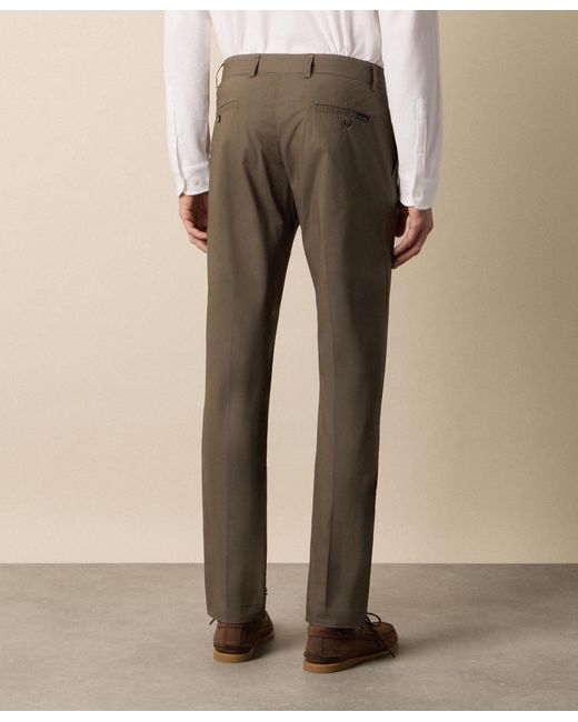 Brooks Brothers Multicolor Stretch Cotton Poplin Chino for men