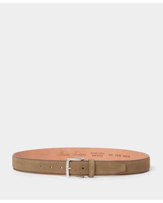 Ceinture En Cuir Bovin Suédé Brooks Brothers pour homme en coloris Gray