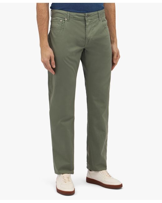 Pantalon Cinq Poches Militaire En Coton Stretch Brooks Brothers pour homme en coloris Green