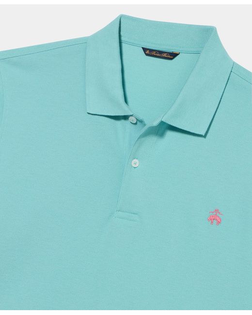 Brooks Brothers Polo Aus Baumwoll-Piqué in Blue für Herren