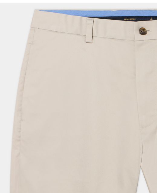 Brooks Brothers Natural Cbt Lw Adv Stretch Short Plain Front Sto for men