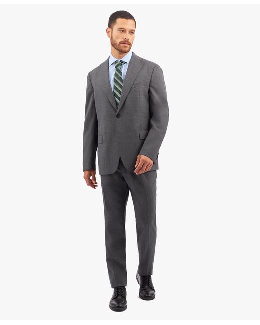 Grey Virgin Wool Suit Brooks Brothers de hombre de color Gray