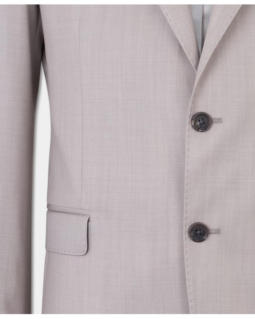 Brooks Brothers Gray Twill Virgin Wool Blazer for men