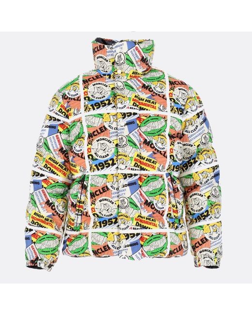 Moncler Ed Comic Reversible Jacket in Green for Men | Lyst Canada