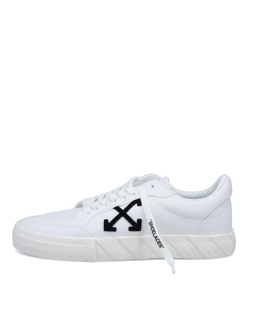 Off-White c/o Virgil Abloh White Arrow Low Vulcanised Canvas Sneakers for  Men | Lyst Canada