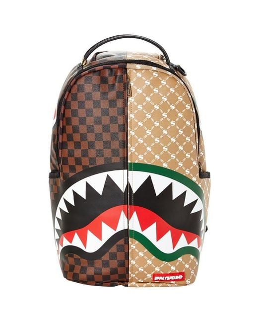 Sprayground Paris Vs Florence Shark Backpack in Brown for Men Lyst