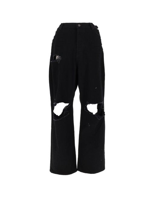 balenciaga baggy denim jeans