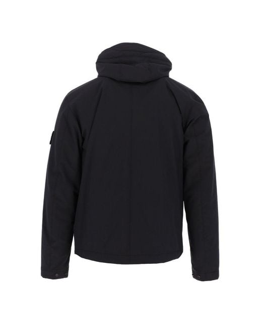 Stone Island Soft Shell-r E.dye Technology Primaloft Insulation Jacket in  Black for Men | Lyst