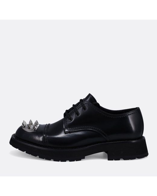 Alexander McQueen Black Low Studded 