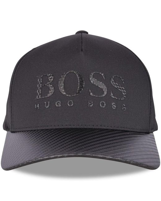 BOSS by HUGO BOSS Carbon Black Cap for Men | Lyst