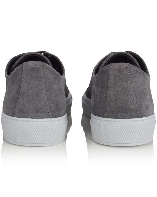 axel arigato grey suede