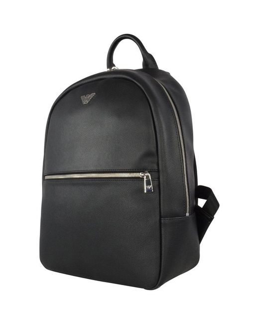 black armani backpack