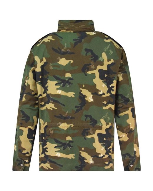 off white bomber jacket camo