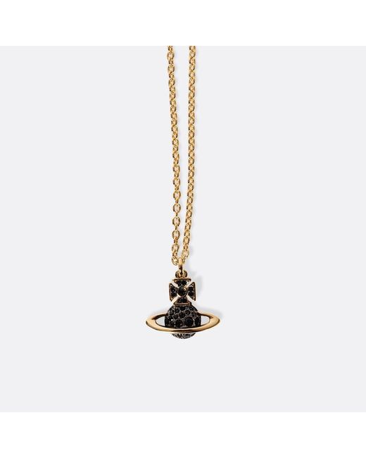 Man. Mini Bas Relief Pearl Necklace in PLATINUM-CREAM-Pearl-CRYSTAL | Vivienne  Westwood®