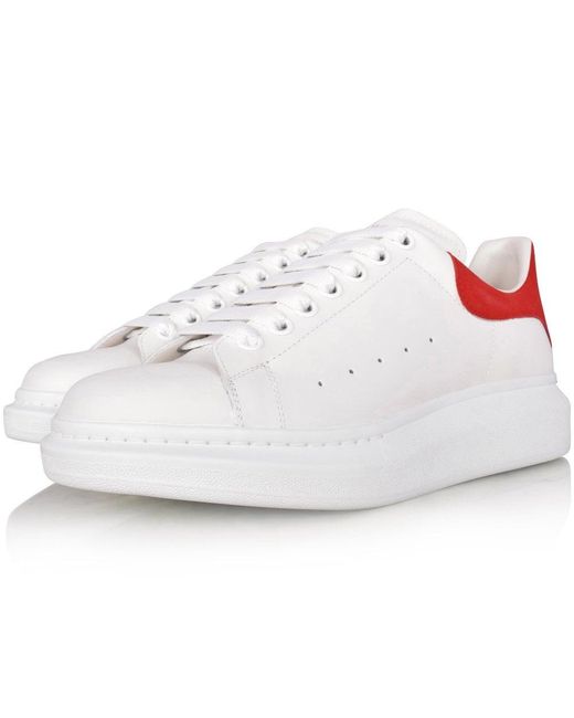 Alexander Mcqueen oversized sneakers wit/rood -02 - Vind je in Sneakerstad