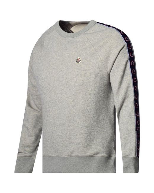 moncler logo tape sweatshirt