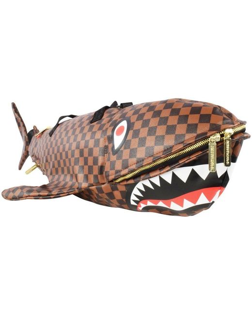 Mens Bags Gym bags and sports bags Sprayground Burnt Sharks In Paris Duffle Bag in Black for Men 