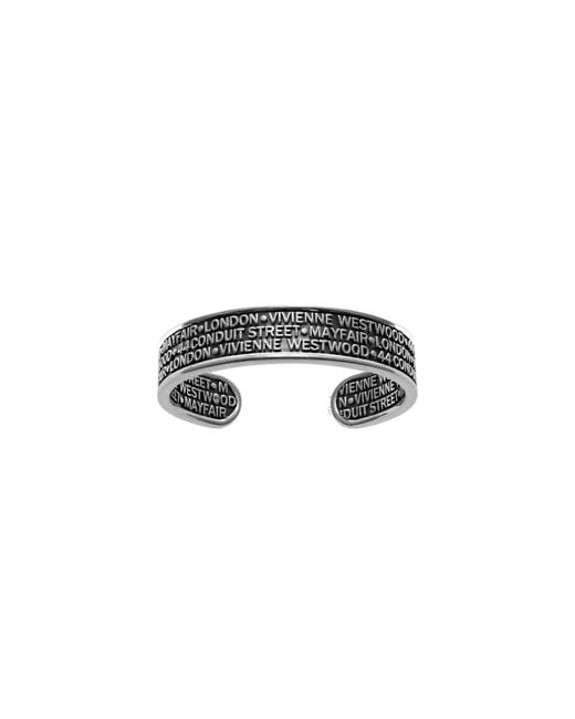 Vivienne Westwood Engraved Bracelet in Metallic for Men Lyst