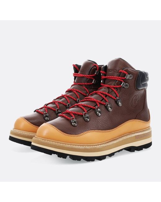 moncler trekset leather hiking boots