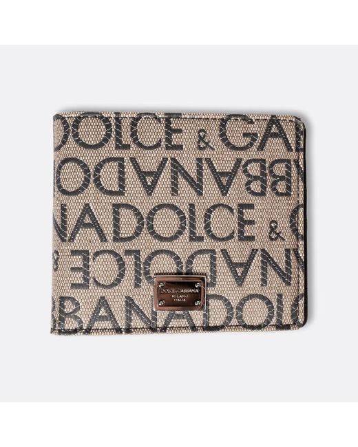 Jacquard Monogram Card Holder