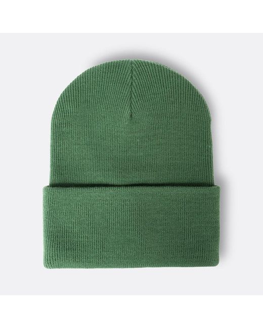 Advisory Board Crystals Green Holographic Logo Beanie for men