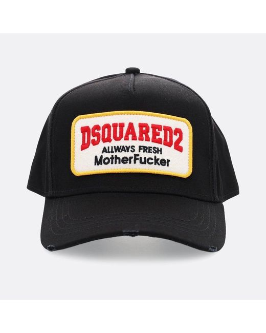 DSQUARED2 Red/Black Icon Baseball Cap - Men from Brother2Brother UK