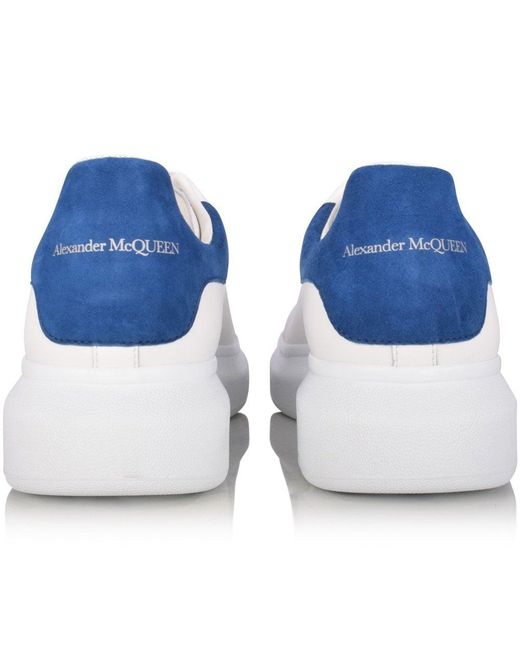 white and blue alexander mcqueen's