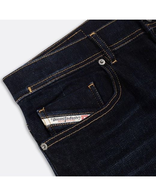 DIESEL Dark Blue Wash D-finitive Tapered Jeans For Men | Lyst